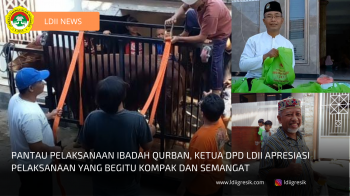 Warga LDII Menganti Sukseskan Qurban di Tengah Wabah PMK