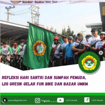 FUN BIKE PEMUDA LDII GRESIK DALAM RANGKA SEMANGAT HARI SUMPAH PEMUDA