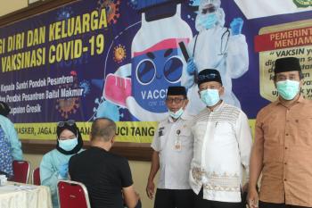 DPD LDII Gresik Kembali Gelar Vaksinasi Massal Dosis Pertama Dan Kedua