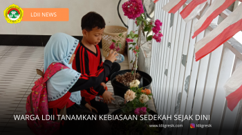 Warga LDII Tanamkan Kebiasaan Sedekah Sejak Dini