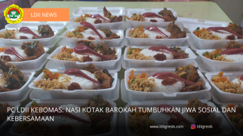 PC LDII Kebomas: Nasi Kotak Barokah tumbuhkan jiwa sosial dan kebersamaan