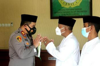 Kapolres Gresik Baru Moch. Nur Azis Kunjungi DPD LDII Gresik