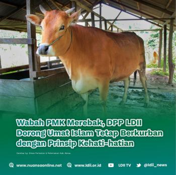 PMK Mewabah di Indonesia. DPD LDII Gresik Himbau Masyarakat Tetap Memperhatikan Tata Cara Penyembeli