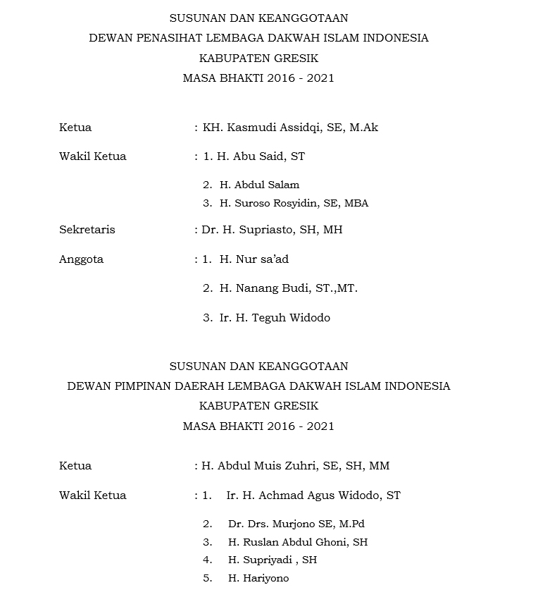 Struktur Organisasi 1